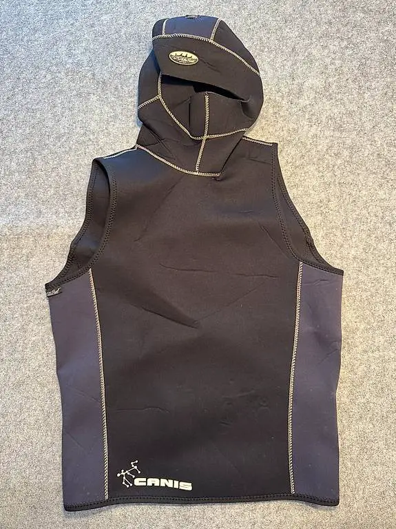 Waterproof Herren Neopren-Weste mit integrierter Haube 3.5mm