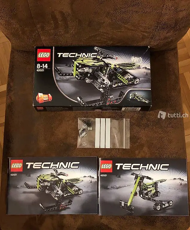 Lego Technic 42021 2 in 1 Schneemobil Wie neu