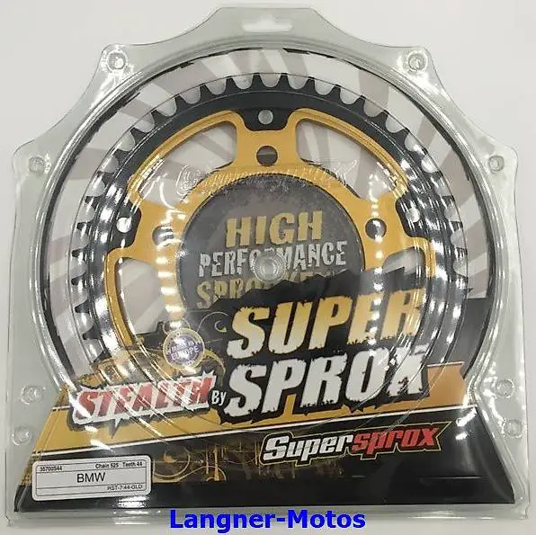 Kettenrad Supersprox RST-7:44-Gold BMW S1000 RR K46 2009-201