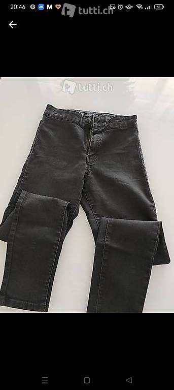 jeans neri taglia xs