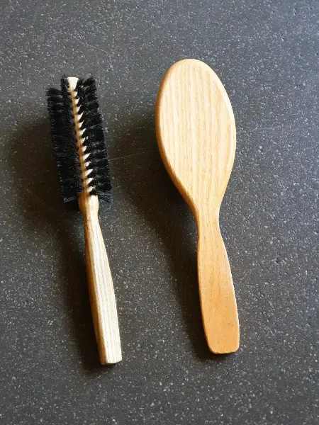 Haarbürste und Rundbürste Trisa