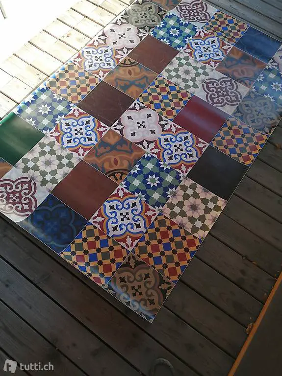 Vinyl In und Outdoor Teppich NEU