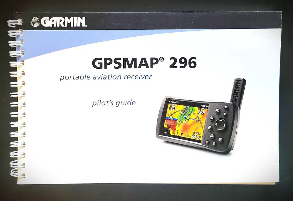 Handbuch für Garmin GPSMAP 296 für Luftfahrt