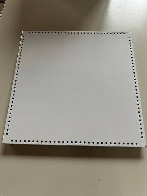 USM Haller Blech 35x35cm lichtgrau