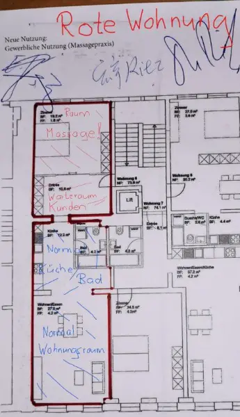 WG mit Massagezimmer