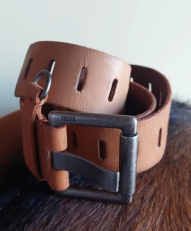 Gürtel Diesel Rindsleder Grösse 85/34