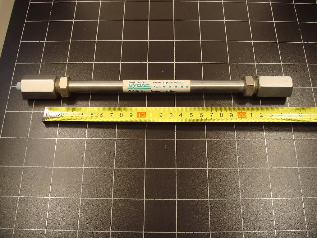 Grosse HPLC Chromatographie Säule v. VYDAC 220x? mm