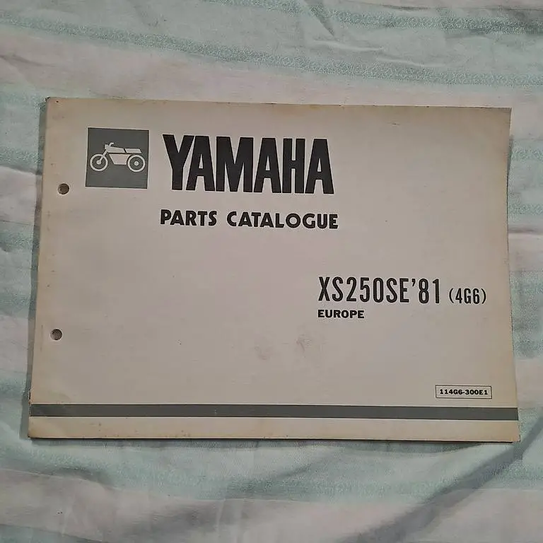 Manaule parti di ricambio Yamaha XS 250 1981