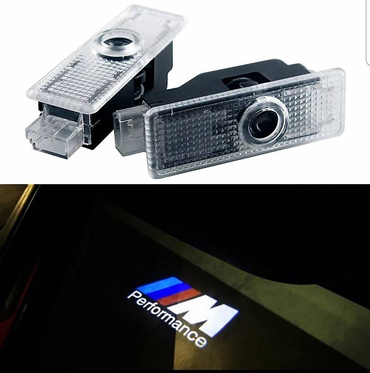 led bmw m performance logo türlichter