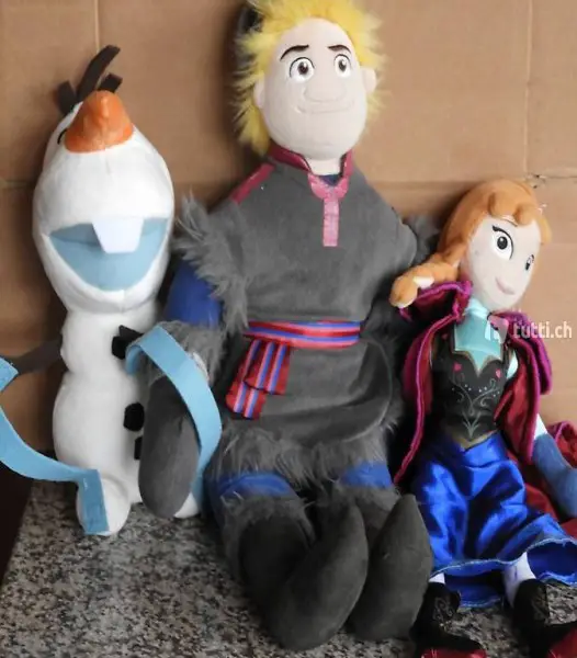 DISNEY TROLL-FIGUREN 3 STÜCKE ALLES UNBESPIELT