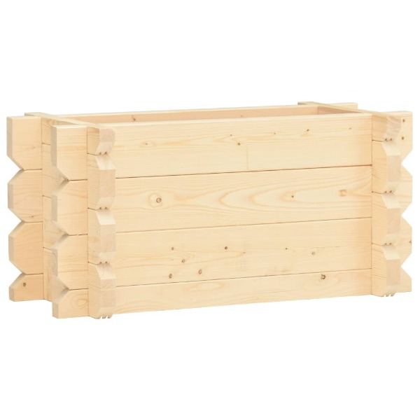  Hochbeet 42 mm 100 x 50 x 47, 3 cm Massivholz Fichte
