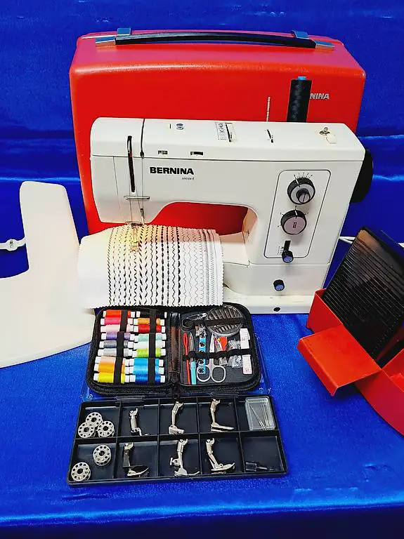 bernina 830 record sehr stark garantie 3mt frisch revidiert