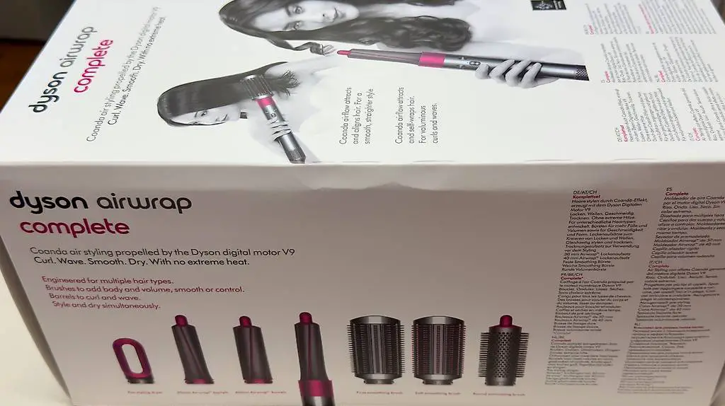 Dyson Airwrap con accessori extra e custodia viaggio