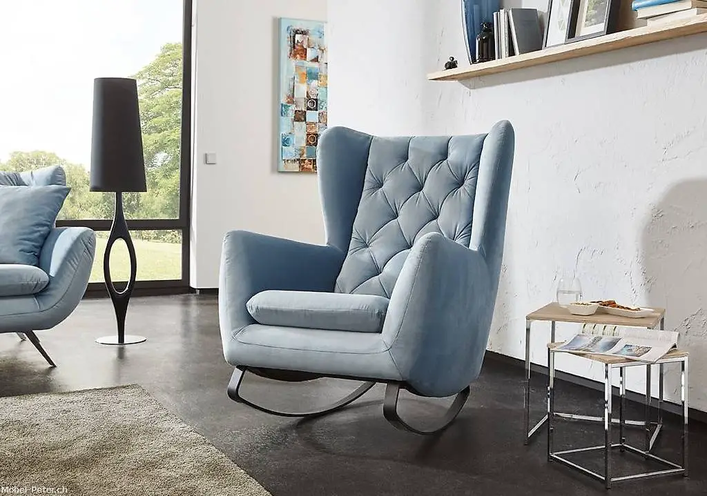 Schaukelsessel Chester in typischem Sixty Design