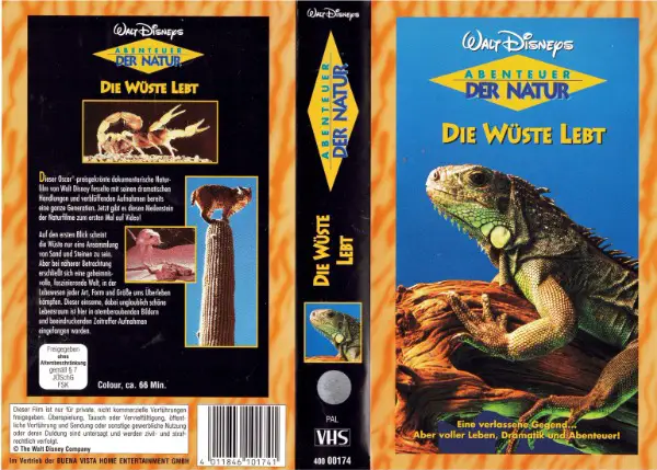 Walt Disney Abenteuer Natur "Die Wüste lebt" VHS