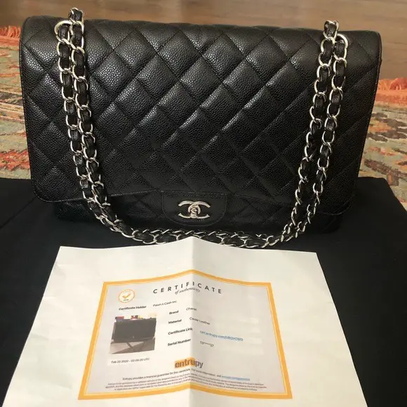 Chanel jumbo caviar