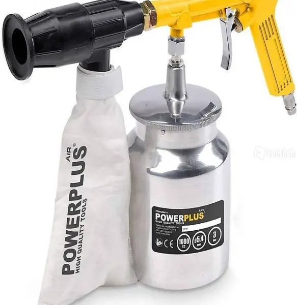  Druckluft Sandstrahlpistole, Sandstrahlgerät inkl.Strahlsand