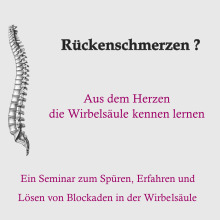 Wirbelsäule lesen und Blockaden lösen
