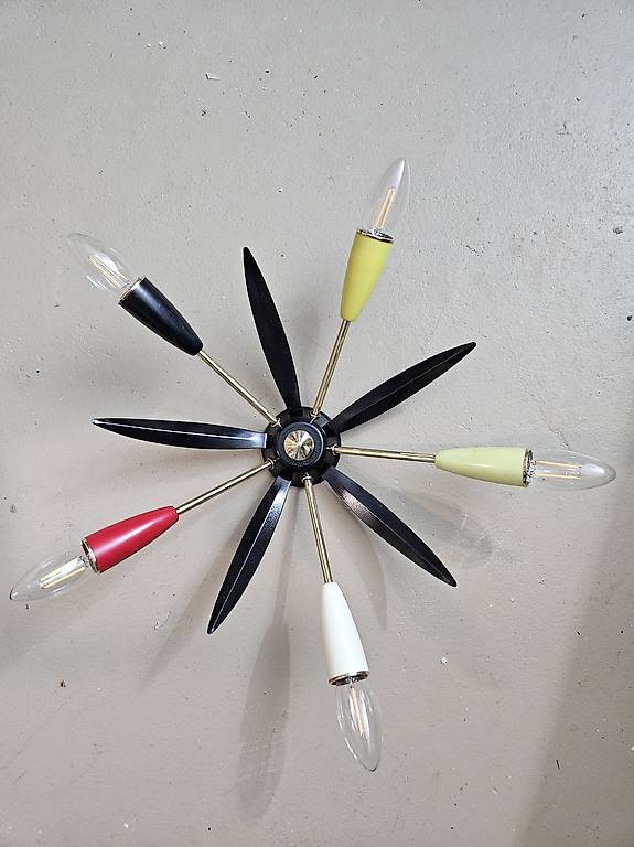 Tüten - Spinnenlampe. Rockabilly Deckenleuchte 50/60er