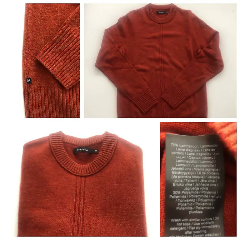 Herren Lammwolle Pullover Matinique, NEU, Gr. XS