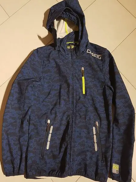 Kinder Softgeel Jacke DWD Grösse 164