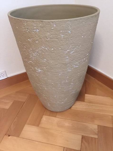 Blumenkübel CAMIA Stein 51 cm Beige