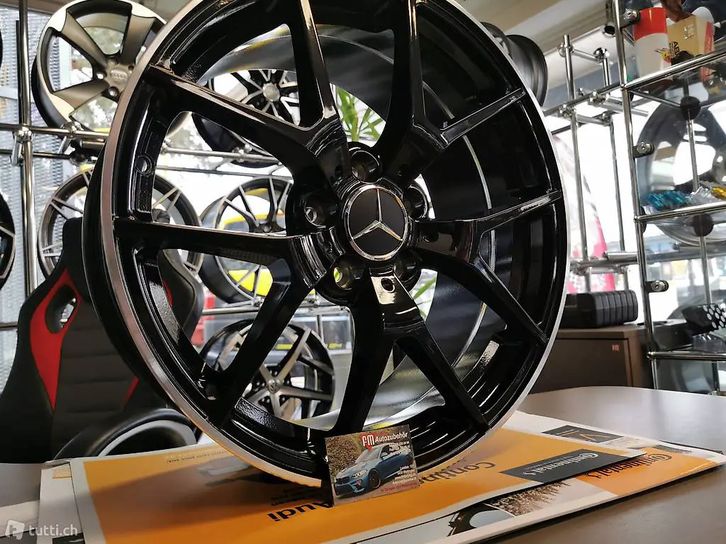  Amg Style Felgen 18 Zoll schwarz glanz Aktion