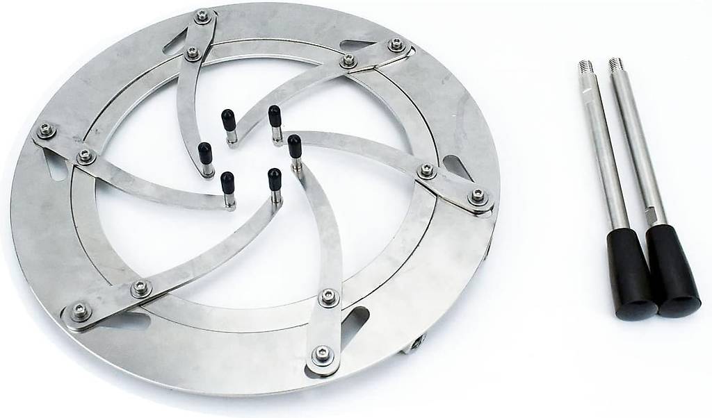 Ballonaufblaszange, Edelstahl 27x47cm