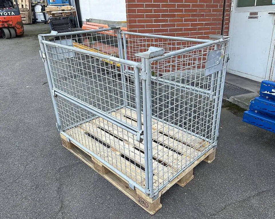 Stapelbare Gitterboxen Palettenboxen Gitterrahmen Stk 95.-