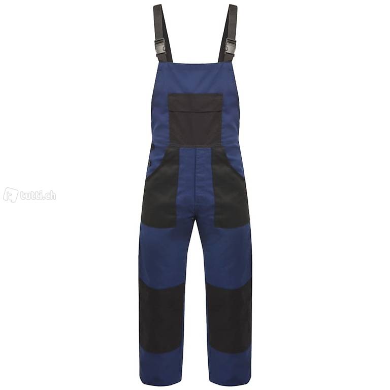 Herren Latzhose Arbeitshose Grösse M Blau