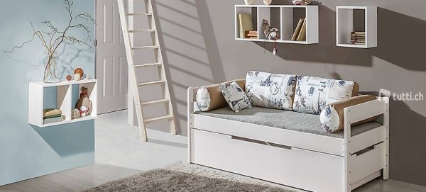  BETT MIT BETTKASTEN DOPPELBETT 2 X BETTEN BORYS B1 - B2