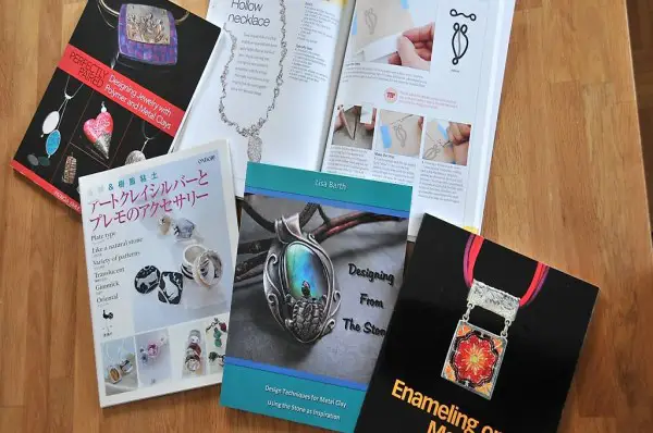 5 Bücher Metal Clay von diversen Künstler/Innen Techniken