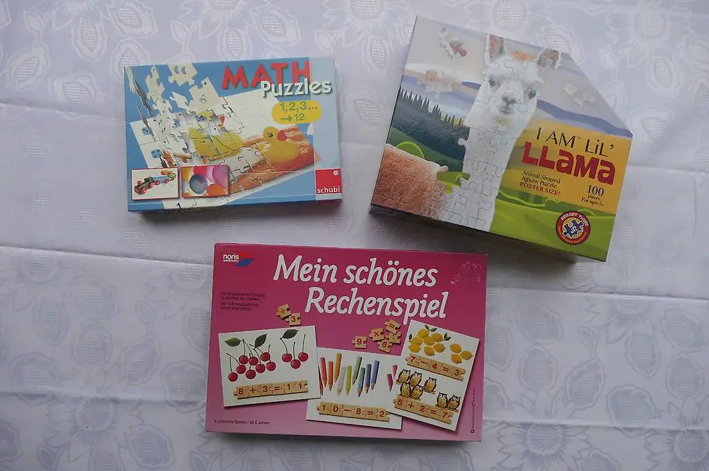 Lernspiele: Math Puzzles & Rechenspiel / Puzzle mit Lama
