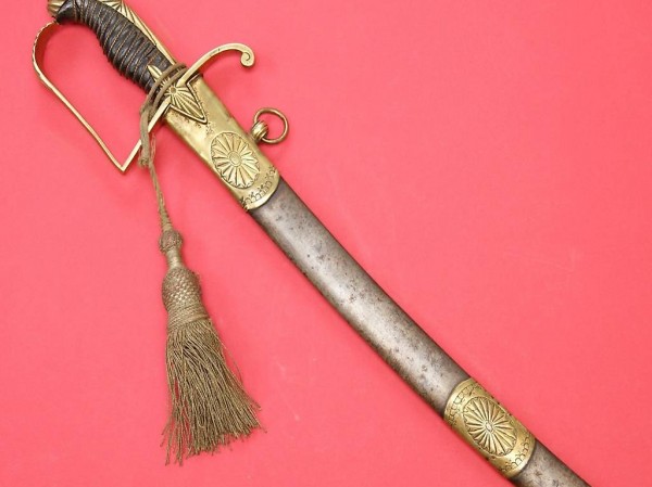  Antiker Säbel, verzierte Klinge mit Inschrift - Italien