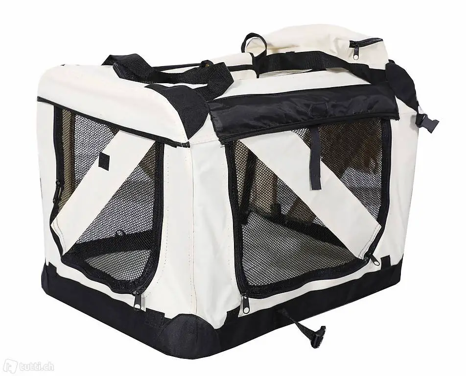  Hundebox faltbar L beige