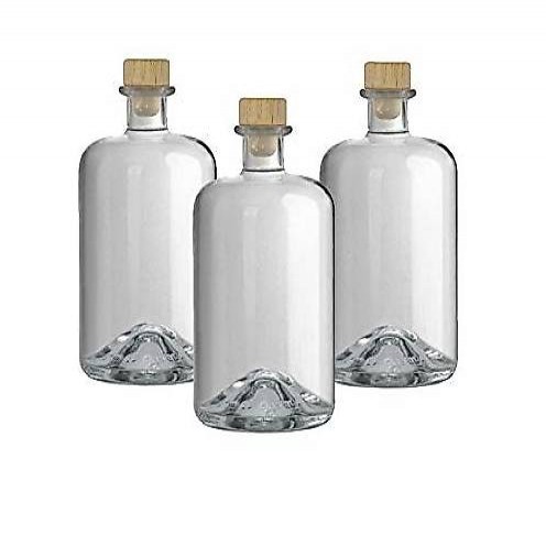  9 Apothekerflaschen 700 ml Glas flaschen leer Essigflaschen