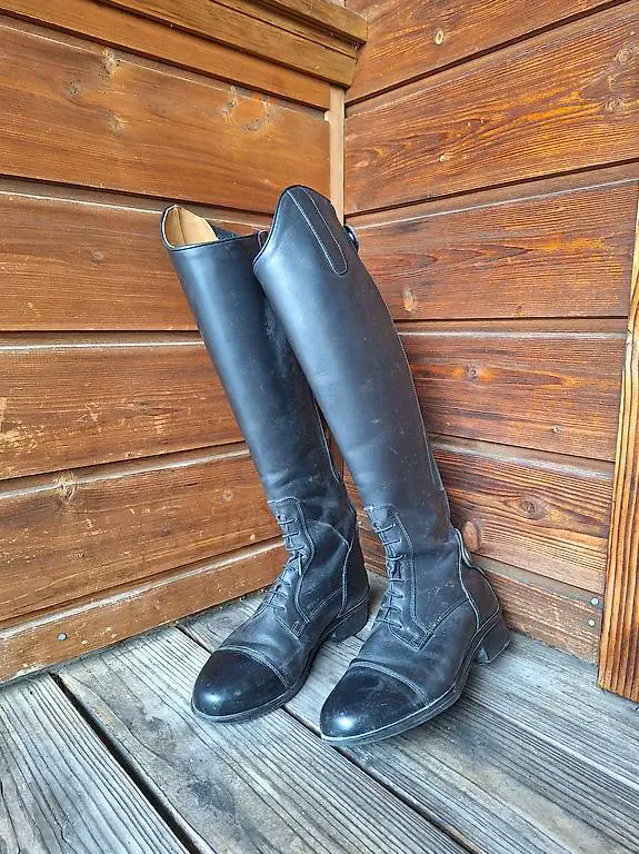 Reitstiefel Steeds, schwarz