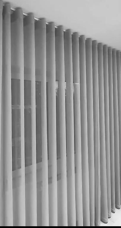 Tagesvorhang Grau Breit 315 cm x Hoch 235