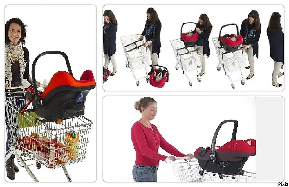 Support pour Maxi-Cosi sur Chariot de courses/Envoi/Versand
