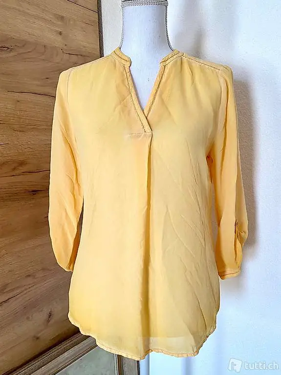 Edle Seiden Bluse von NILE, Gr. S. Neu. 100% Seide