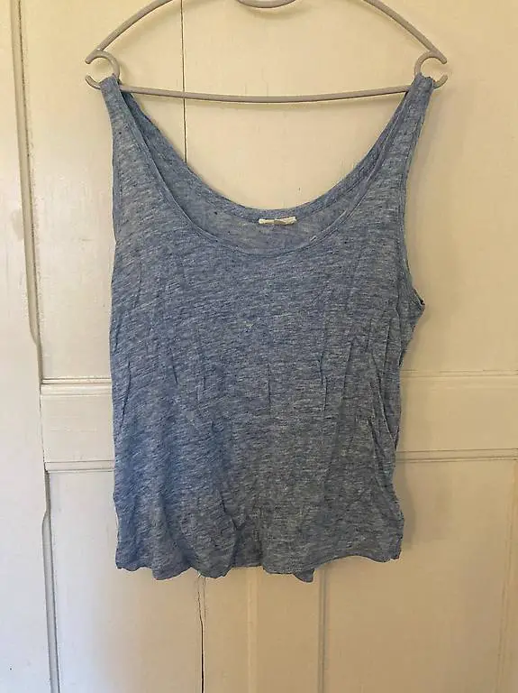 Trägershirt, Leinen, Adriano Goldschmied, L