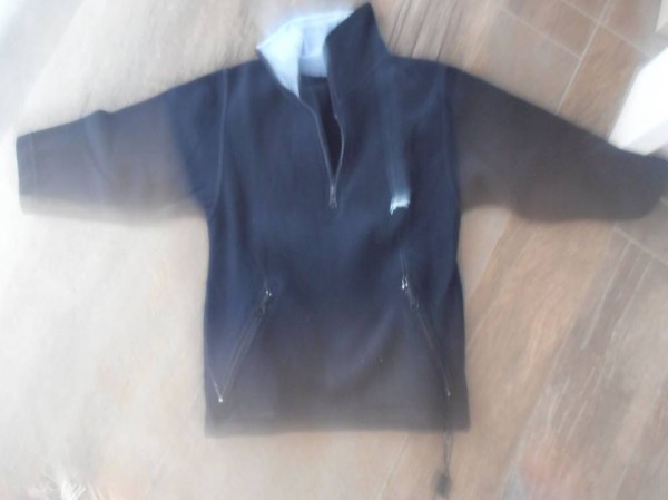 Faserpelz pulli Gr.140 blau