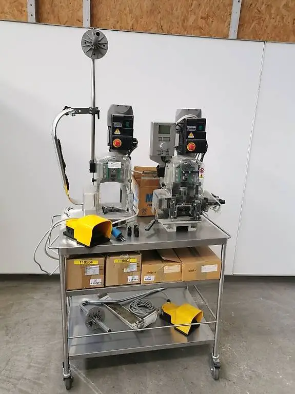 Kabelkonfektion Crimppressen für Flachsteckkontakte