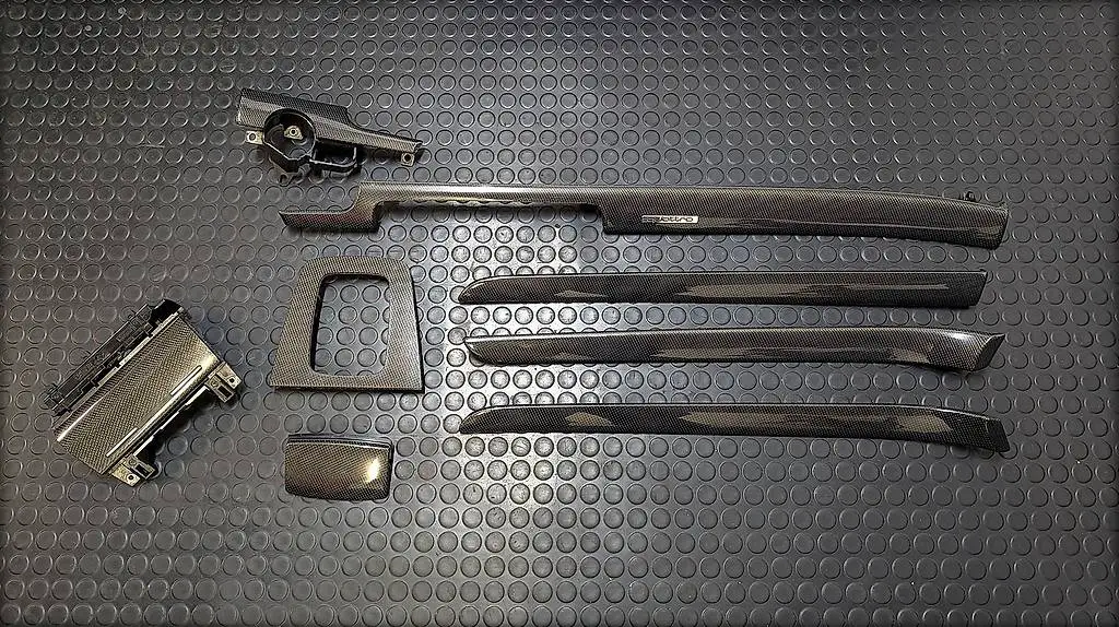 Audi S4 B6 Set Carbon Dekorleisten