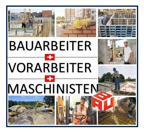 Bauarbeiter / Vorarbeiter / Maschinisten 100% (Hoch/Tief)