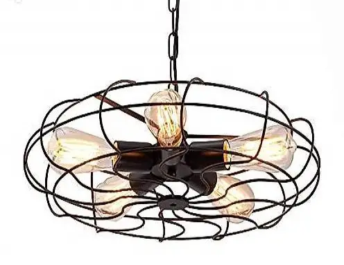  Retro Deckenlampe Hängelampe 5X40W Edison