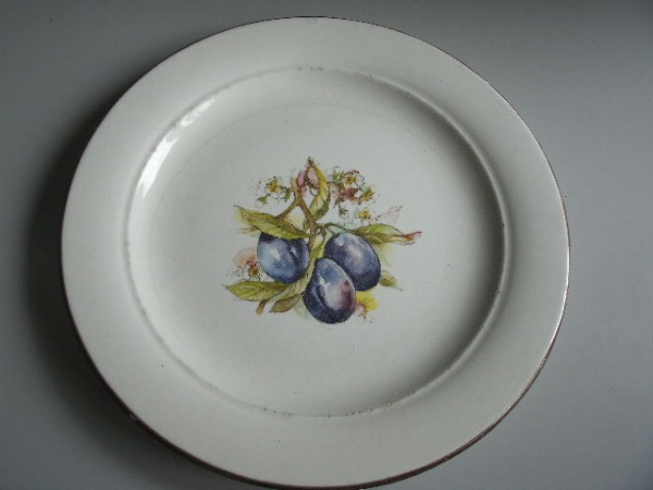 Grosser bemalter Teller, sehr dekorativ, Durchmesser 30cm