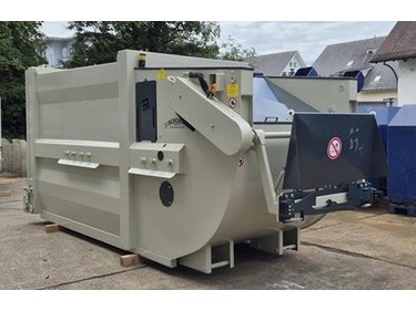 Presscontainer Bergmann MPB414 SN12, Abrollcontainer / Mulden