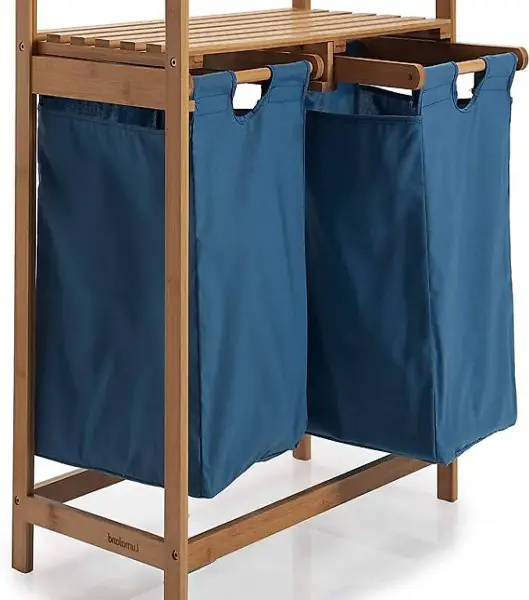  Wäschekorb aus Bambus