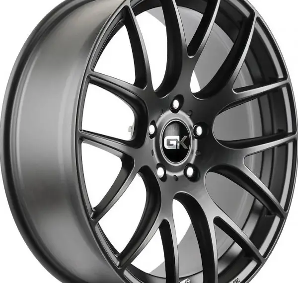  GK 227 Mattschwarz, Mehrspeichenrad mit Undercut